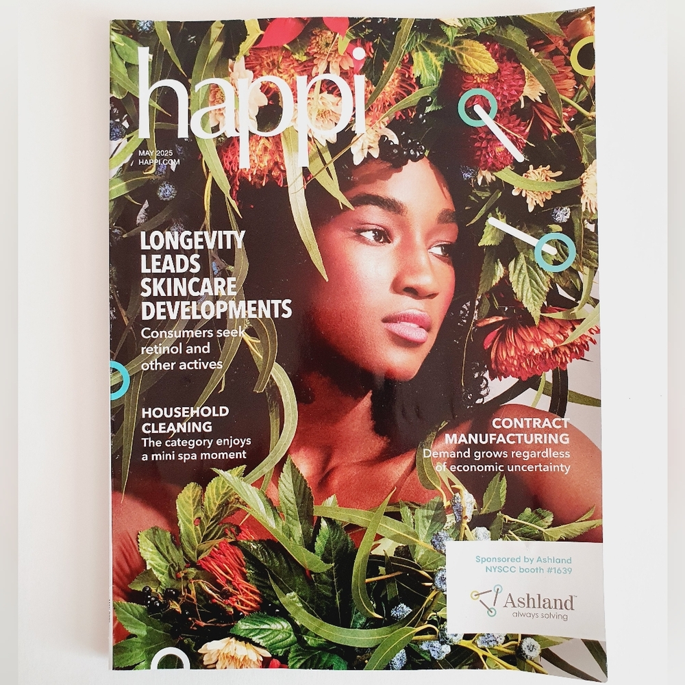 Happi Magazine May, 2025 - Longevity Leads Skincare Developments
